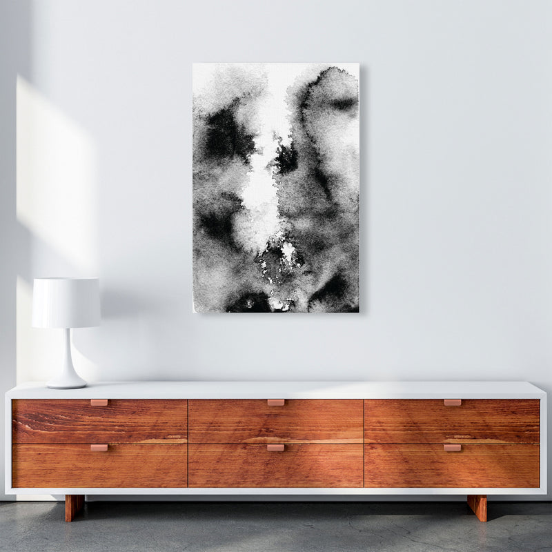 Majestic Monochrome Watercolour 10 Art Print by Pixy Paper A1 Canvas