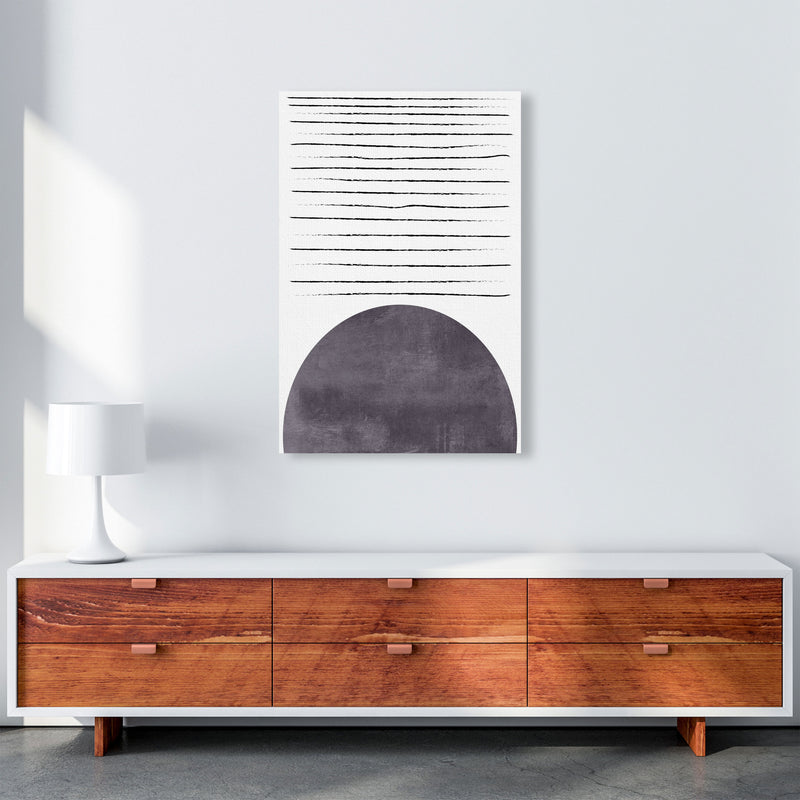 Sun lines pink cotton Art Print by Pixy Paper A1 Canvas