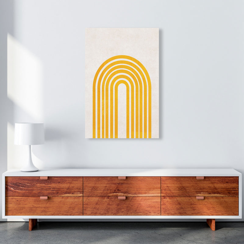 Rainbow mustard Art Print by Pixy Paper A1 Canvas