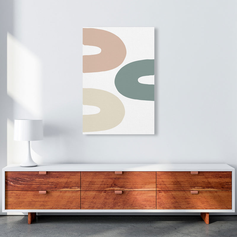 Inspired Three Rainbows Art Print by Pixy Paper A1 Canvas