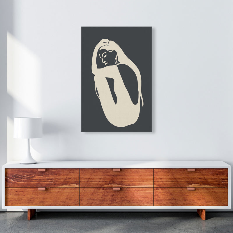 Inspired Off Black Woman Silhouette Art Print by Pixy Paper A1 Canvas
