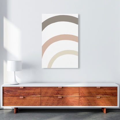 Inspired Rainbow Stripes Art Print by Pixy Paper A1 Canvas