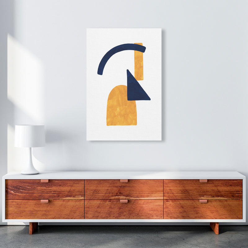 Horizon Abstract Shapes  Art Print by Pixy Paper A1 Canvas