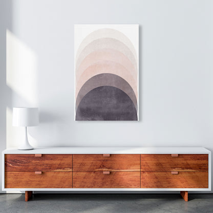 Gradient Sun rising cotton pink Art Print by Pixy Paper A1 Canvas