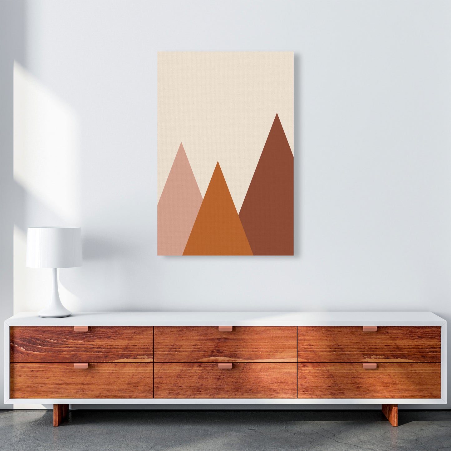 Autumn Rolly abstract Art Print by Pixy Paper A1 Canvas