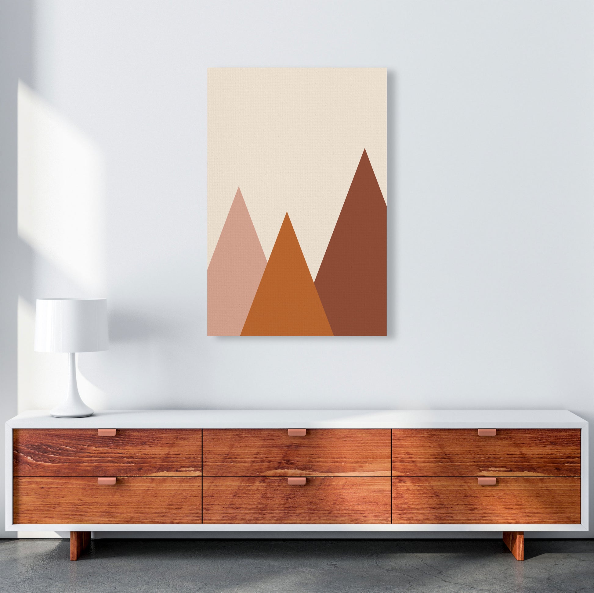 Autumn Rolly abstract Art Print by Pixy Paper A1 Canvas