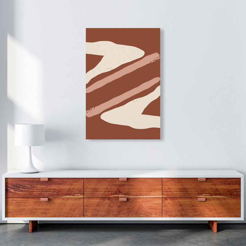 Autumn Hazel abstract Art Print by Pixy Paper A1 Canvas