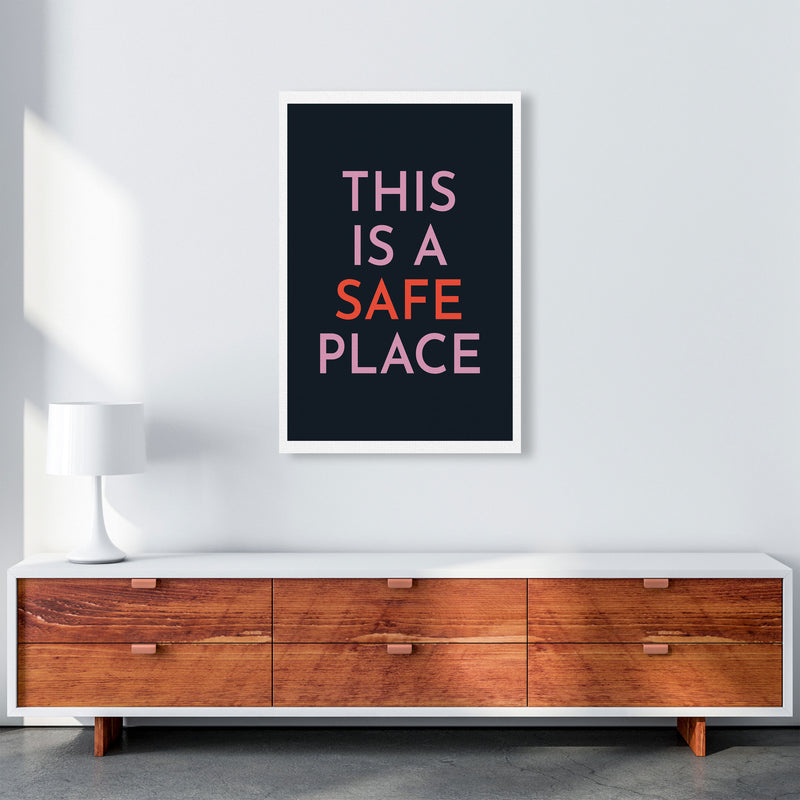 This is a Safe Place Art Print by Pixy Paper A1 Canvas