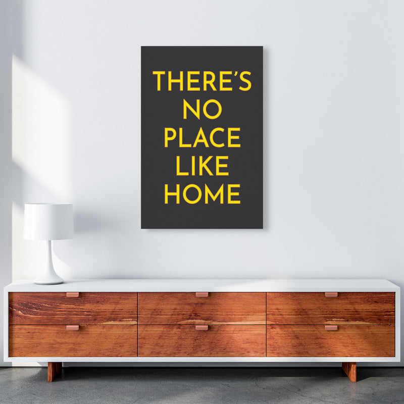 There's No Place Like Home Neon Art Print by Pixy Paper A1 Canvas