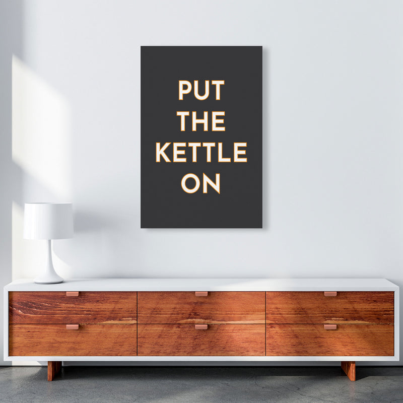 Put The Kettle On Art Print by Pixy Paper A1 Canvas