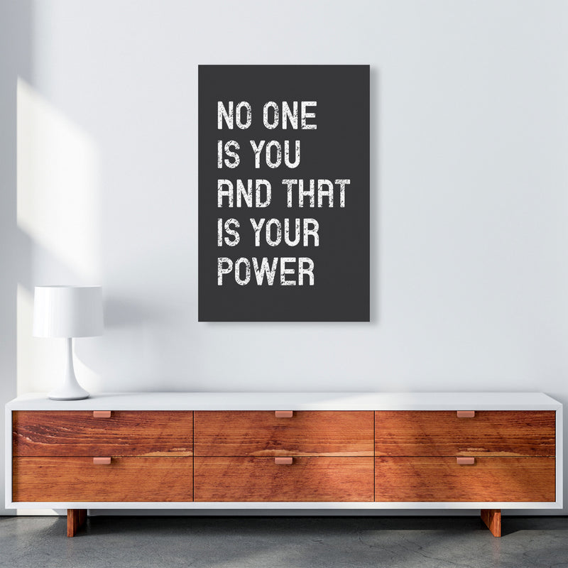 No One Is You Art Print by Pixy Paper A1 Canvas