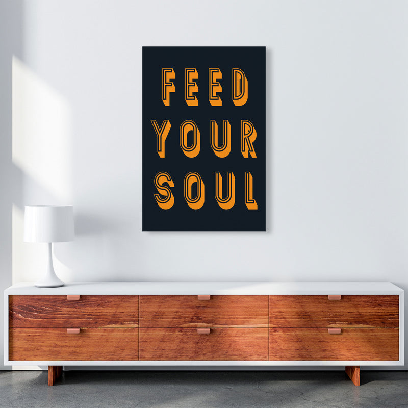 Feed Your Soul Art Print by Pixy Paper A1 Canvas