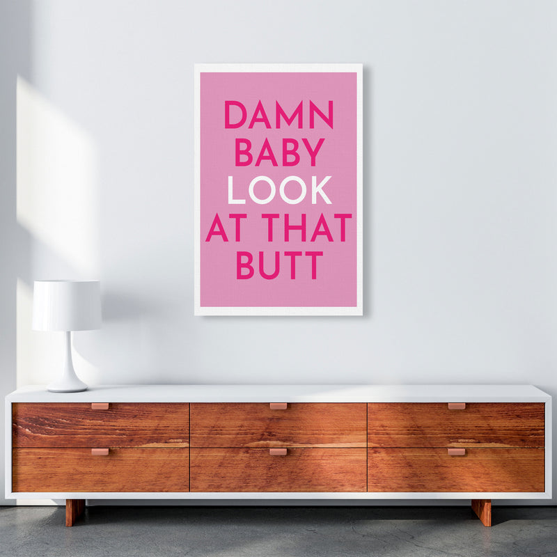 Damn Baby Art Print by Pixy Paper A1 Canvas