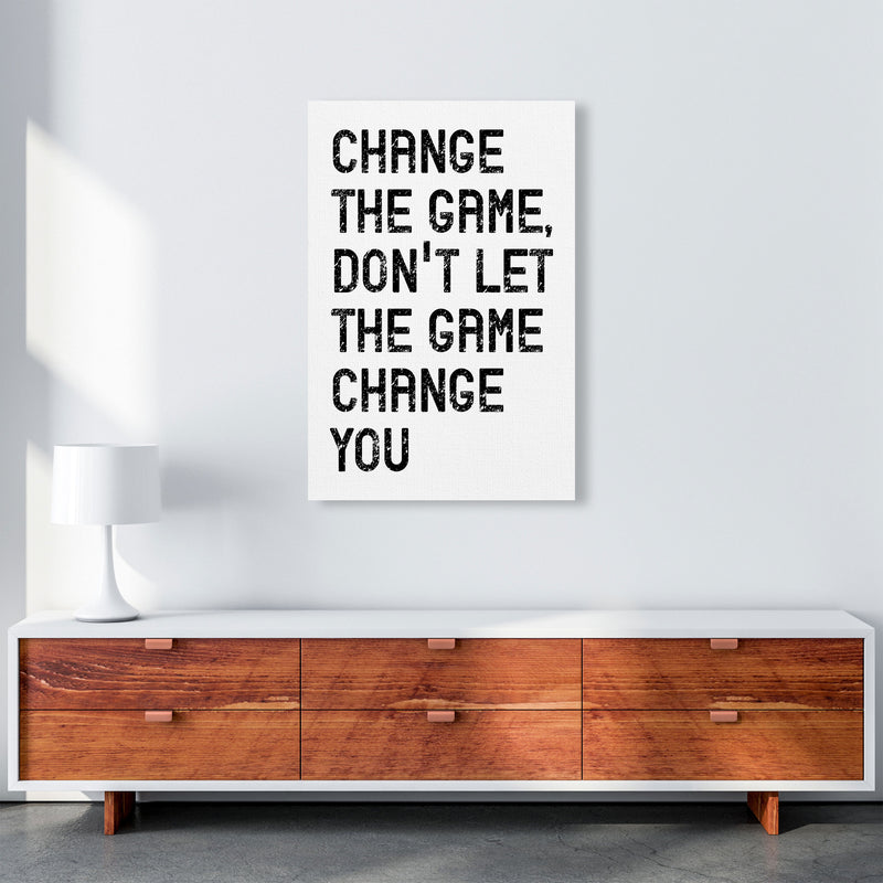 Change The Game Art Print by Pixy Paper A1 Canvas