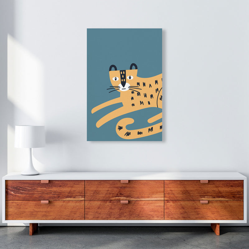 Wild animal Neutral kids Art Print by Pixy Paper A1 Canvas