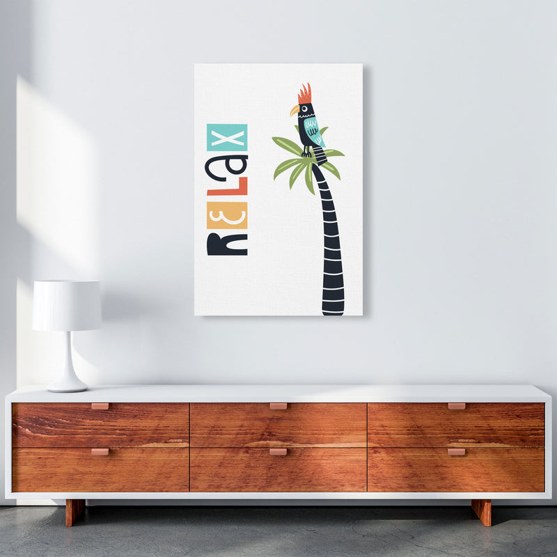 Relax bird Art Print by Pixy Paper A1 Canvas