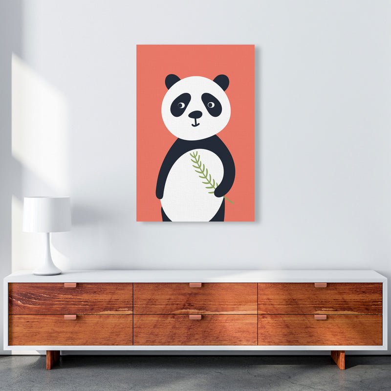 Panda Neutral kids Art Print by Pixy Paper A1 Canvas