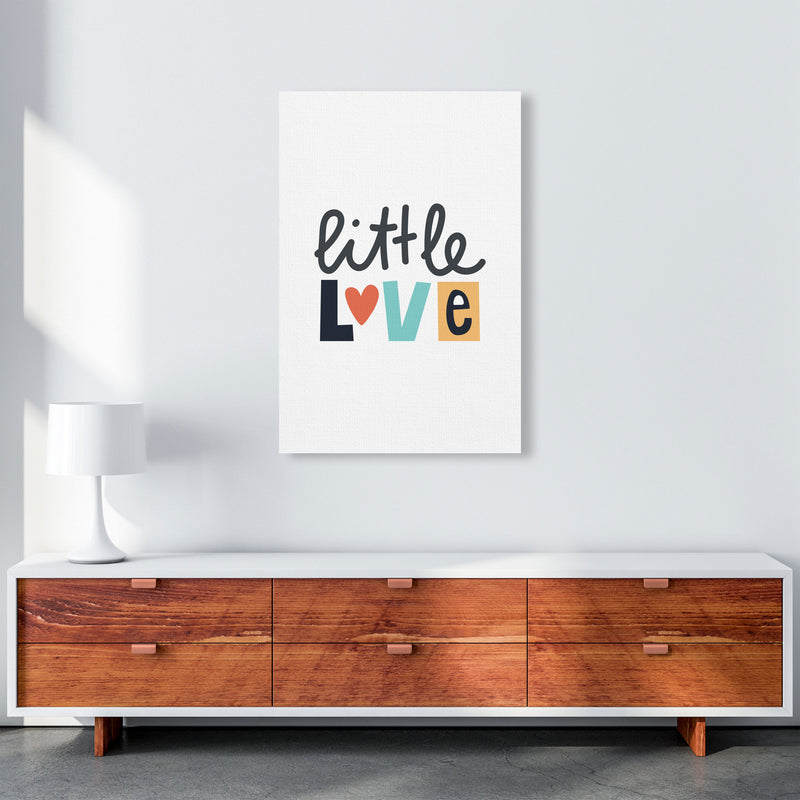 Little love Neutral kids Art Print by Pixy Paper A1 Canvas