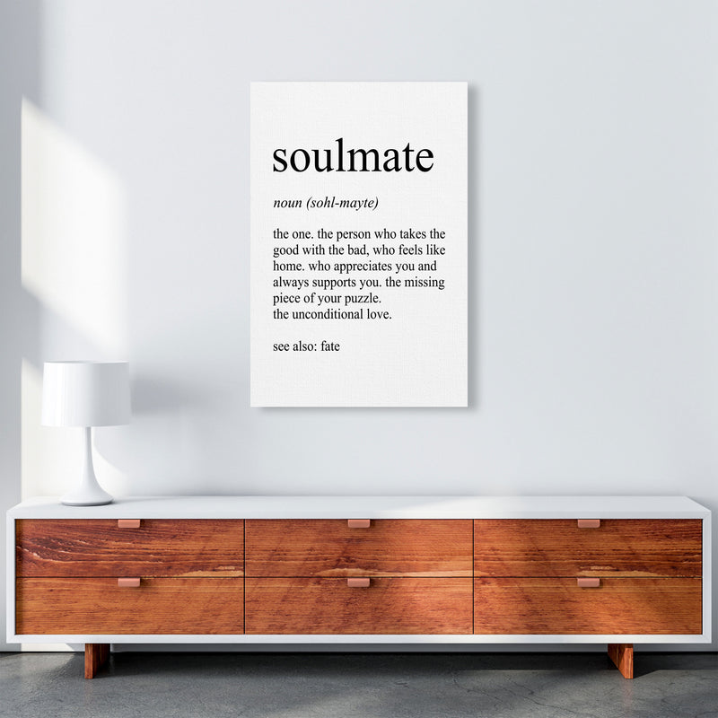 Soulmate Definition Art Print by Pixy Paper A1 Canvas