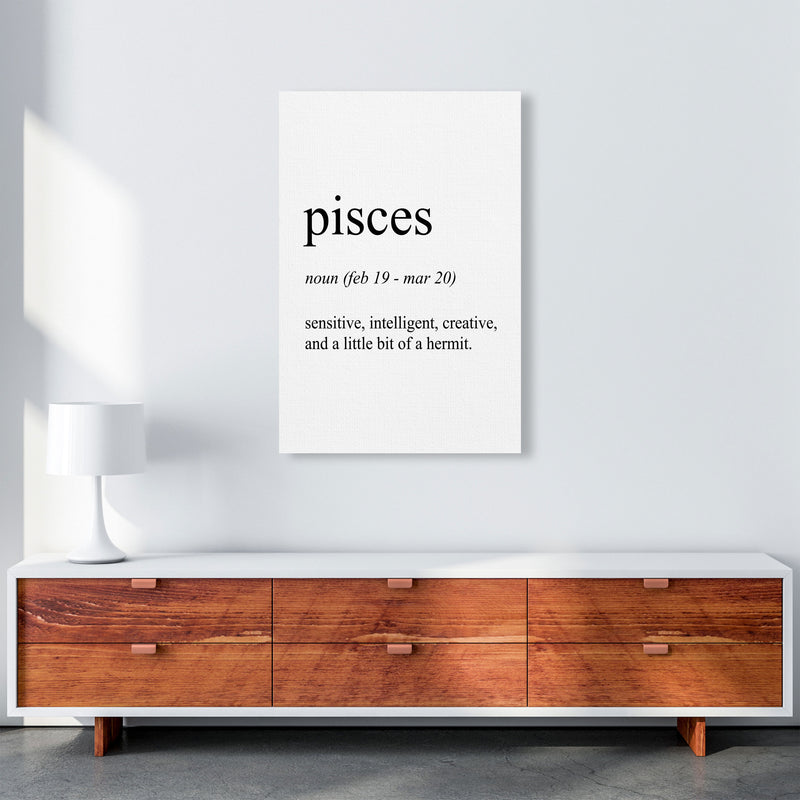 Pisces Definition Art Print by Pixy Paper A1 Canvas
