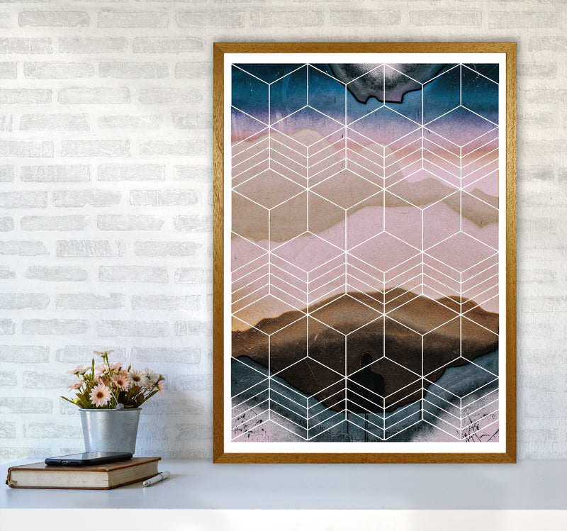 Geometric Abstract Modern Print A1 Print Only