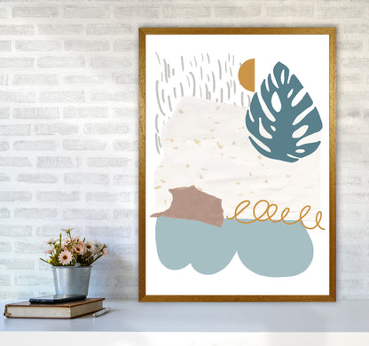 Reef Shapes Abstract 1 Modern Print A1 Print Only