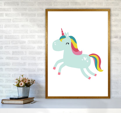 Children&#39;s Animals, Unicorn Modern Print A1 Print Only
