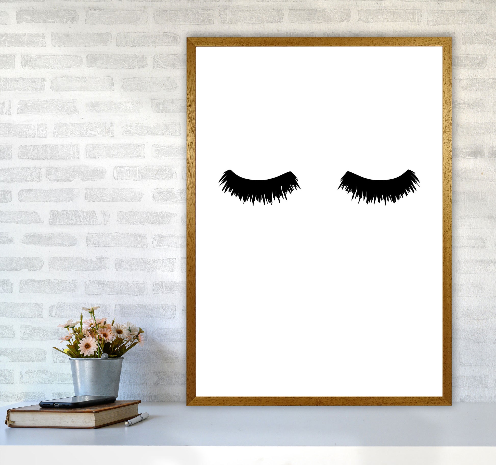 Lashes Modern Print A1 Print Only
