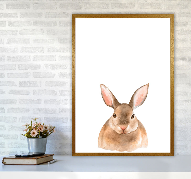 Forest Friends, Cute Bunny Modern Print Animal Art Print A1 Print Only