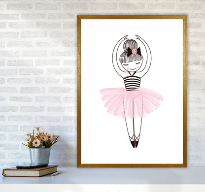 Girl&#39;s Ballerina Drawing Multi Set Illustration Wall Art Poster Print A1 Print Only