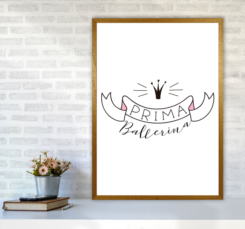 Prima Ballerina Framed Nursey Wall Art Print A1 Print Only