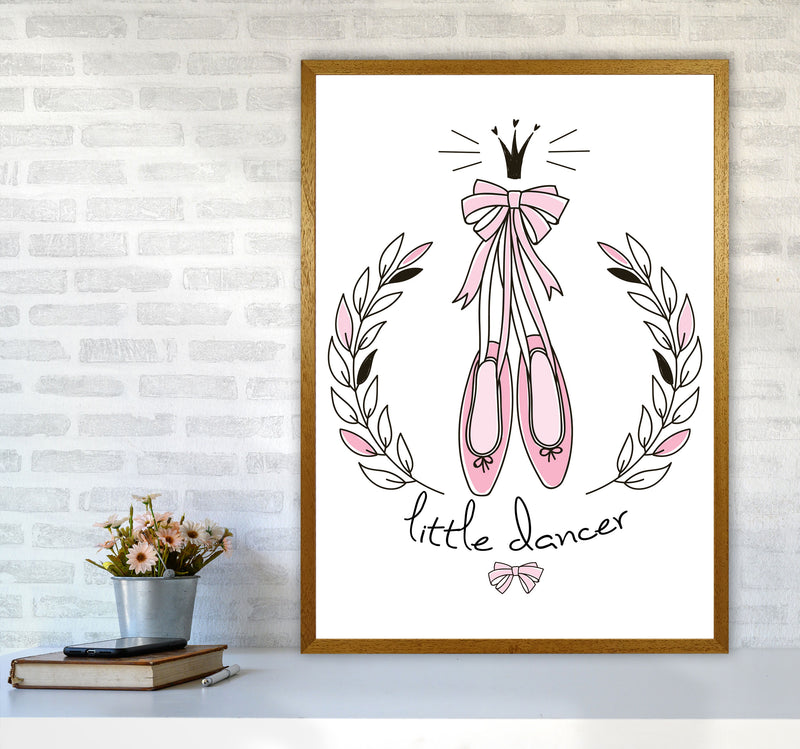 Little Dancer Shoes Framed Nursey Wall Art Print A1 Print Only