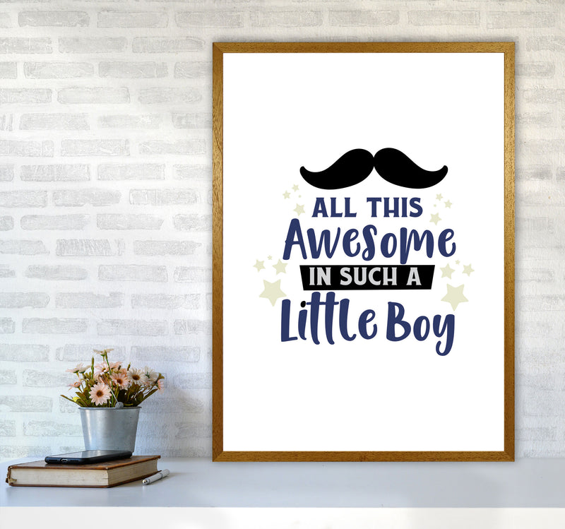 All This Awesome In Such A Little Boy Print, Nursey Wall Art Poster A1 Print Only