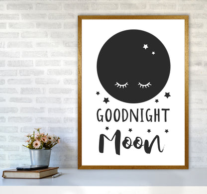 Goodnight Moon Black Framed Nursey Wall Art Print A1 Print Only