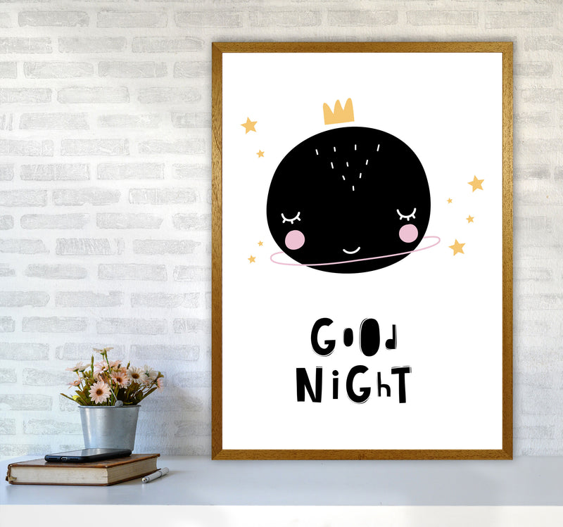 Good Night Planet Framed Nursey Wall Art Print A1 Print Only