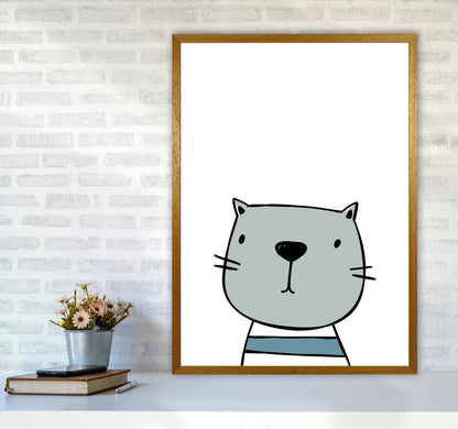 Cat Modern Print Animal Art Print A1 Print Only
