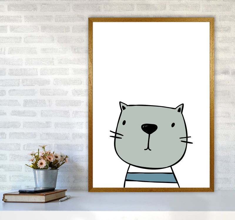 Cat Modern Print Animal Art Print A1 Print Only