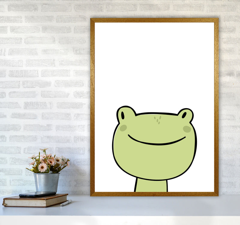 Scandi Frog Framed Nursey Wall Art Print A1 Print Only