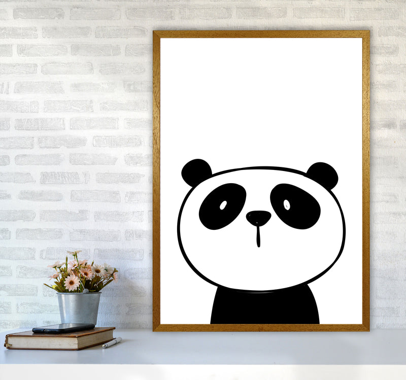 Scandi Panda Framed Nursey Wall Art Print A1 Print Only