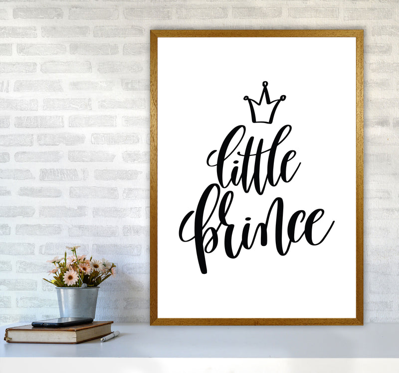 Little Prince Black Framed Nursey Wall Art Print A1 Print Only