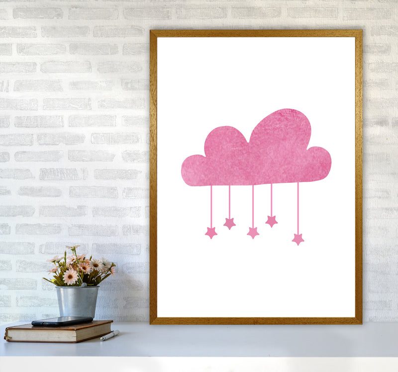 Pink Cloud Watercolour Modern Print A1 Print Only