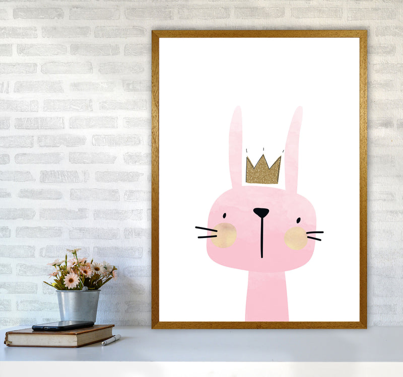 Scandi Bunny Watercolour Framed Nursey Wall Art Print A1 Print Only