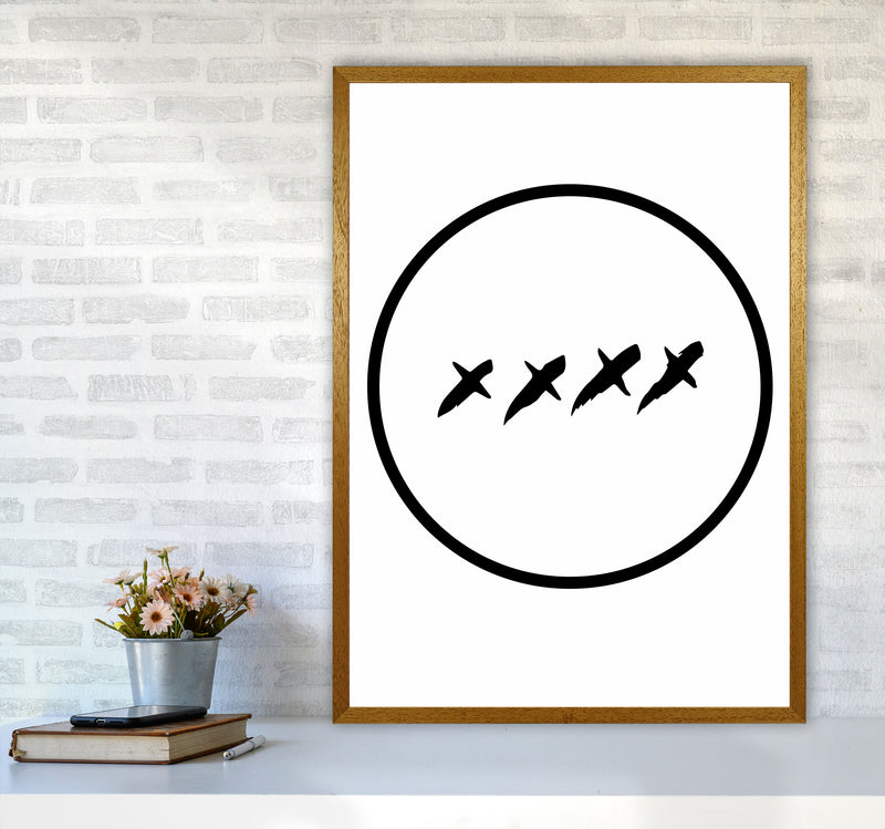 XXXX Kisses Modern Print A1 Print Only