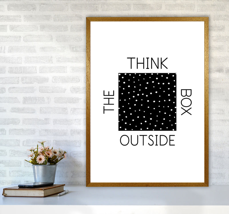 Think Outside The Box Modern Print A1 Print Only