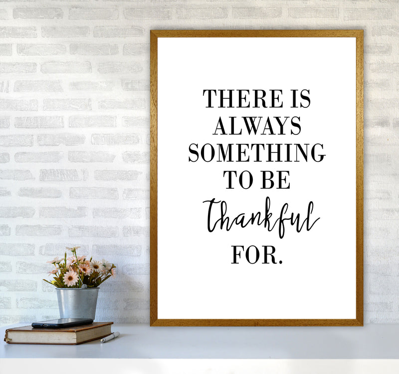 Something To Be Thankful For Modern Print A1 Print Only