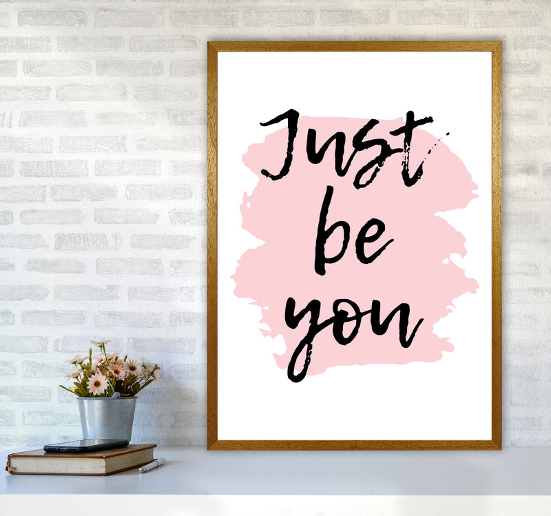 Just Be You Framed Typography Wall Art Print A1 Print Only