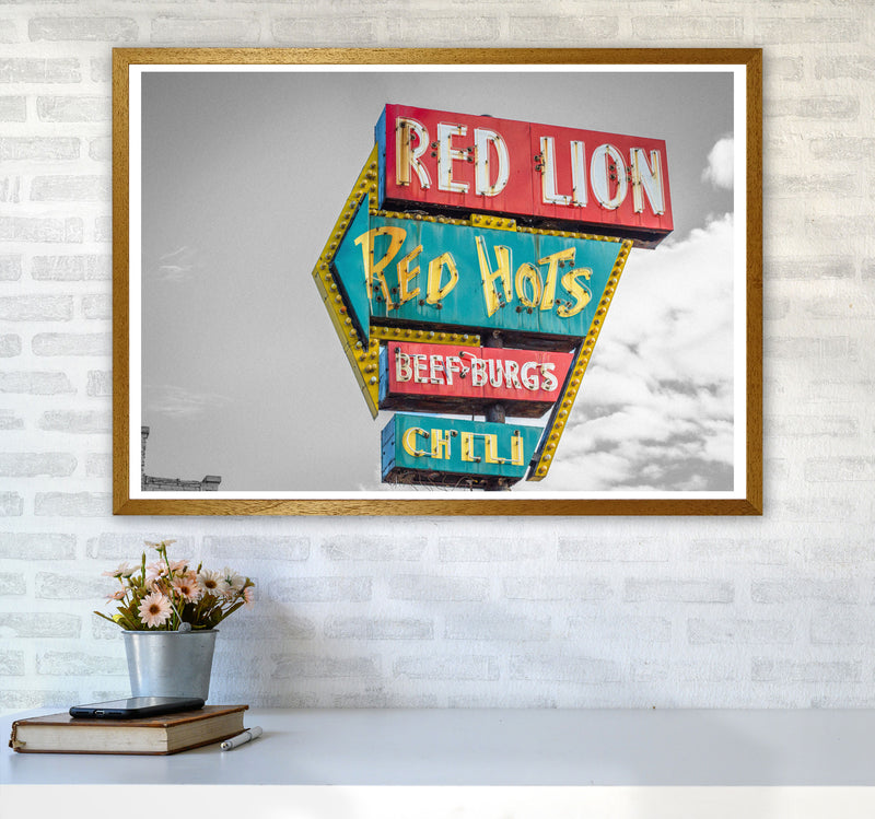 Vintage American Billboard Modern Print A1 Print Only