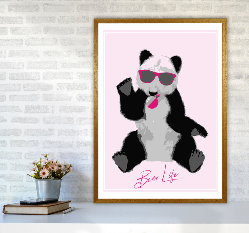 Bear Life Modern Print Animal Art Print A1 Print Only