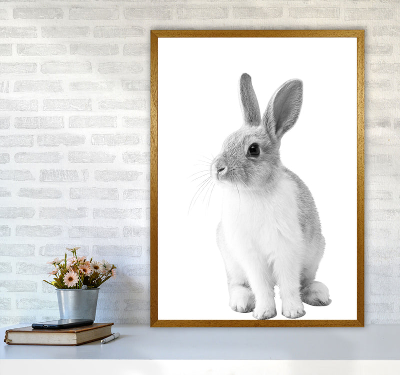 Black And White Bunny Modern Print Animal Art Print A1 Print Only