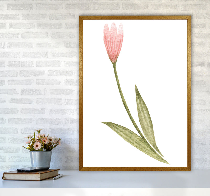 Pink Watercolour Flower 3 Modern Print A1 Print Only